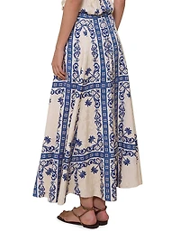 Galena Lucena A-Line Maxi Skirt