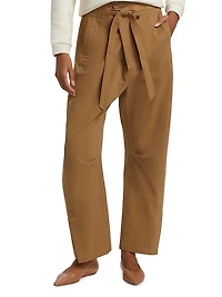 Everything Tie-Waist Barrel-Leg Pants