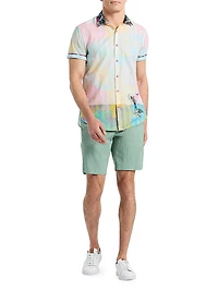 Haze Printed Cotton Short-Sleeve Shirt