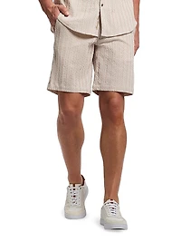 Fornillo Striped Woven Drawstring Shorts