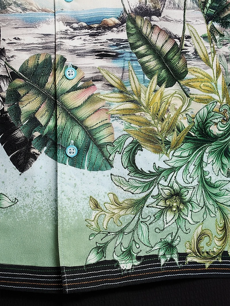 Sahara Printed Camp Shirt