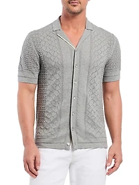 Delmar Knitted Camp Shirt