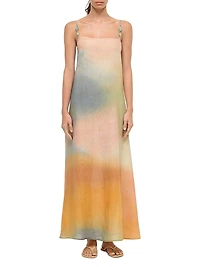 Laura Linen Maxi Dress