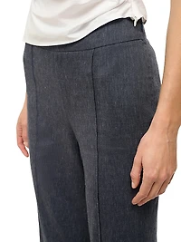 Knack Linen-Blend Crop Pants