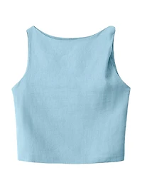 Boa Linen Top