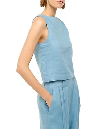 Boa Linen Top
