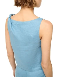 Boa Linen Top