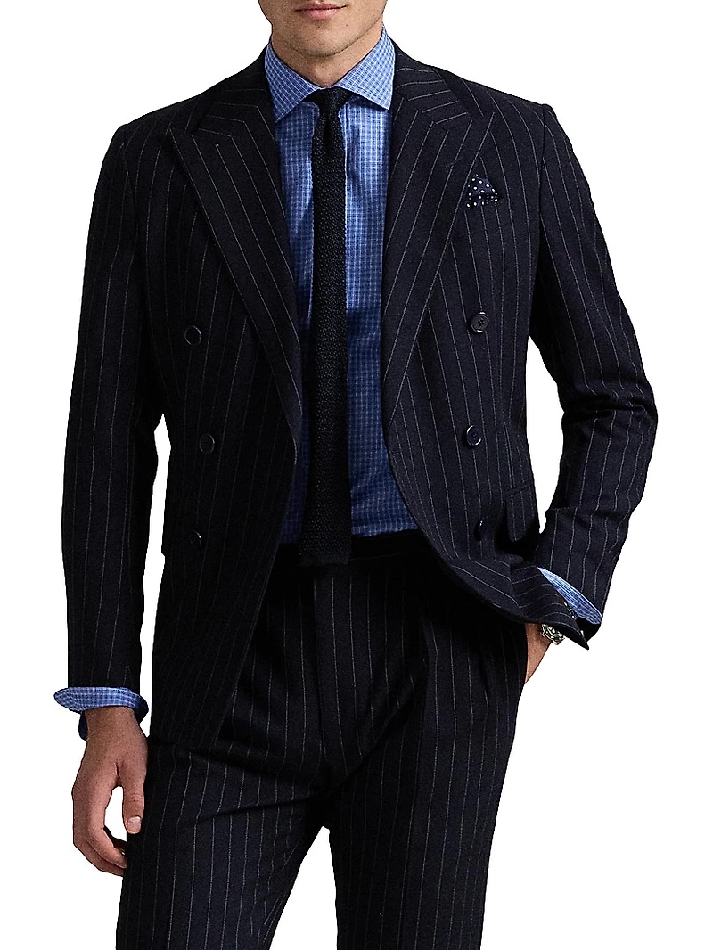 Classic-Fit Checked Cotton Poplin Shirt