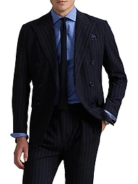 Classic-Fit Checked Cotton Poplin Shirt