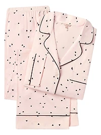 Gisele Heart Long Pajama Set