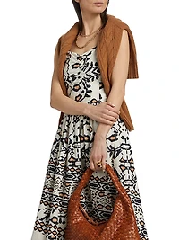 Ensenada Finley Printed Cotton Poplin Maxi Dress