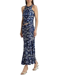 Ensenada Meg Printed Midi-Skirt