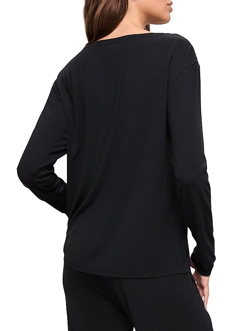 Gisele Boatneck Lounge Top