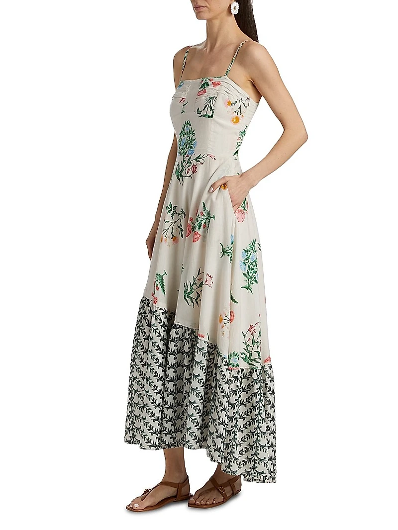 Almirante Valery Floral Midi-Dress
