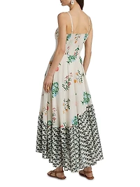 Almirante Valery Floral Midi-Dress