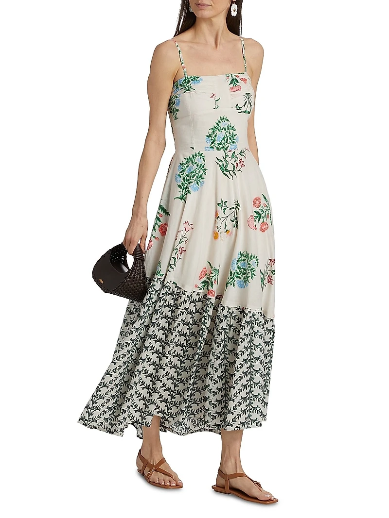 Almirante Valery Floral Midi-Dress