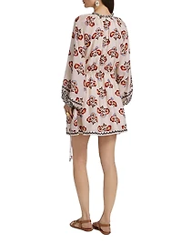 Caballito Vito Floral Long-Sleeve Minidress