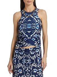 Ensenada Berni Printed Sleeveless Top