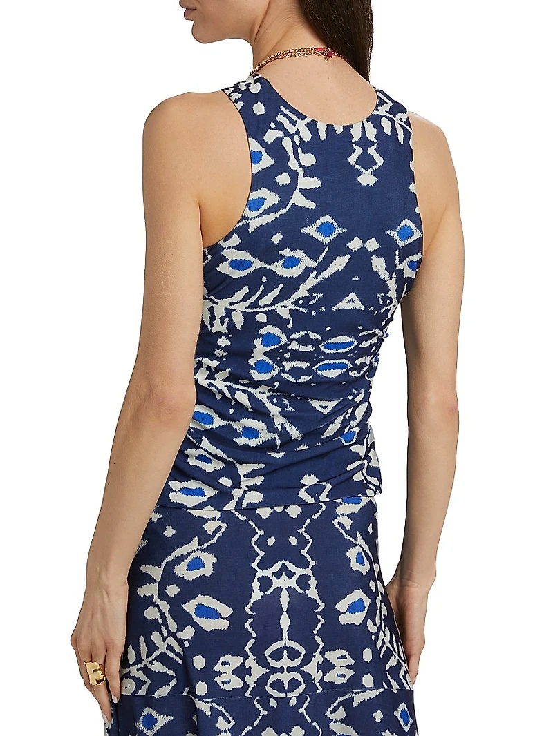 Ensenada Berni Printed Sleeveless Top
