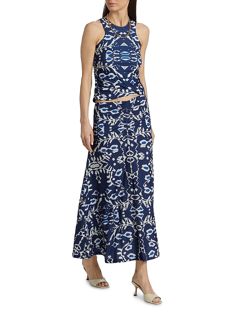 Ensenada Berni Printed Sleeveless Top