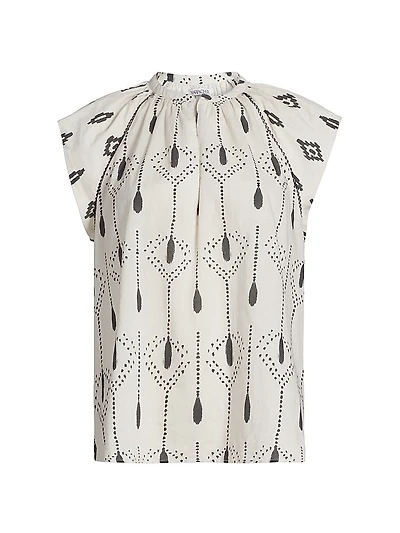 Torcuato Keyla Cotton Printed Top