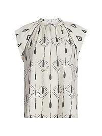 Torcuato Keyla Cotton Printed Top
