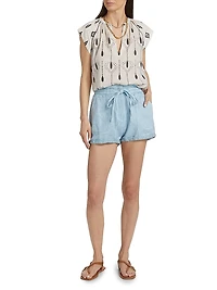 Torcuato Keyla Cotton Printed Top