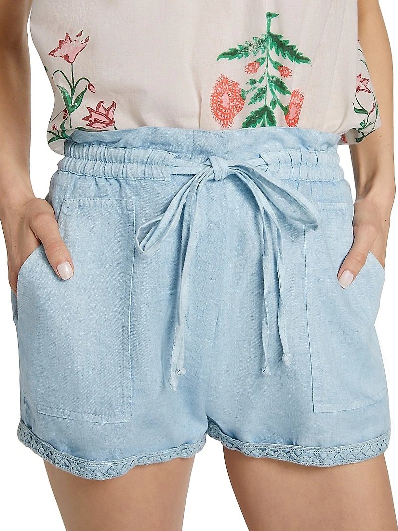 Riobamba Tegan Linen Shorts