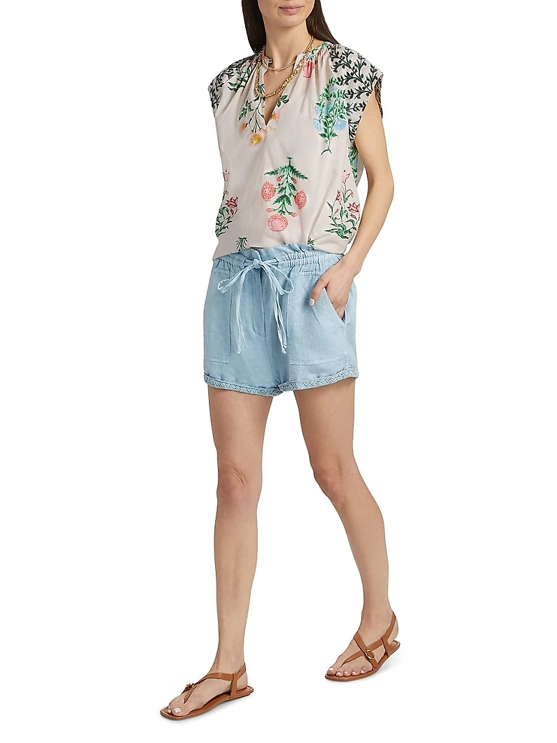 Riobamba Tegan Linen Shorts