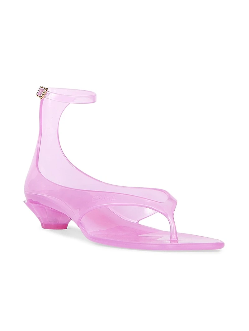 Chloé Jelly Flat Sandals