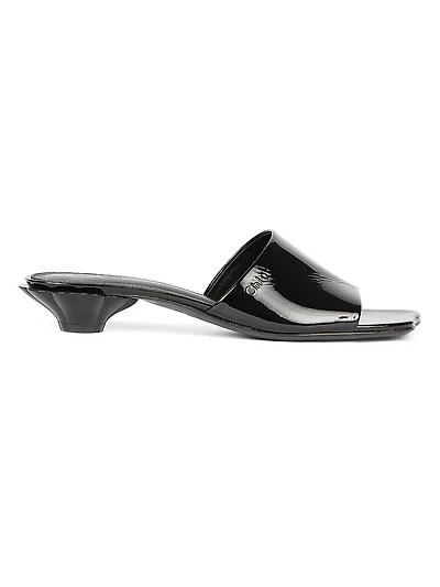 Flower Mule Sandals