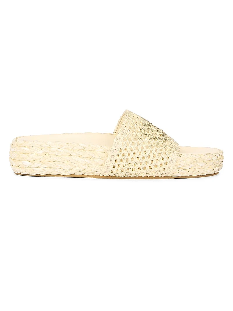 Isla Logo Espadrille Sandals