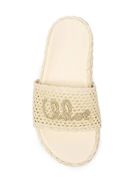 Isla Logo Espadrille Sandals