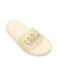 Isla Logo Espadrille Sandals