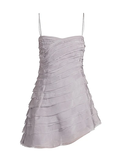 Yealana Asymmetrical Minidress