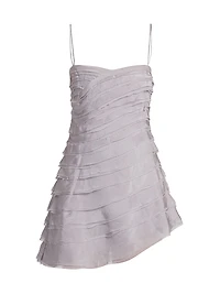 Yealana Asymmetrical Minidress
