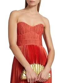 Juliett Plissé Midi-Dress