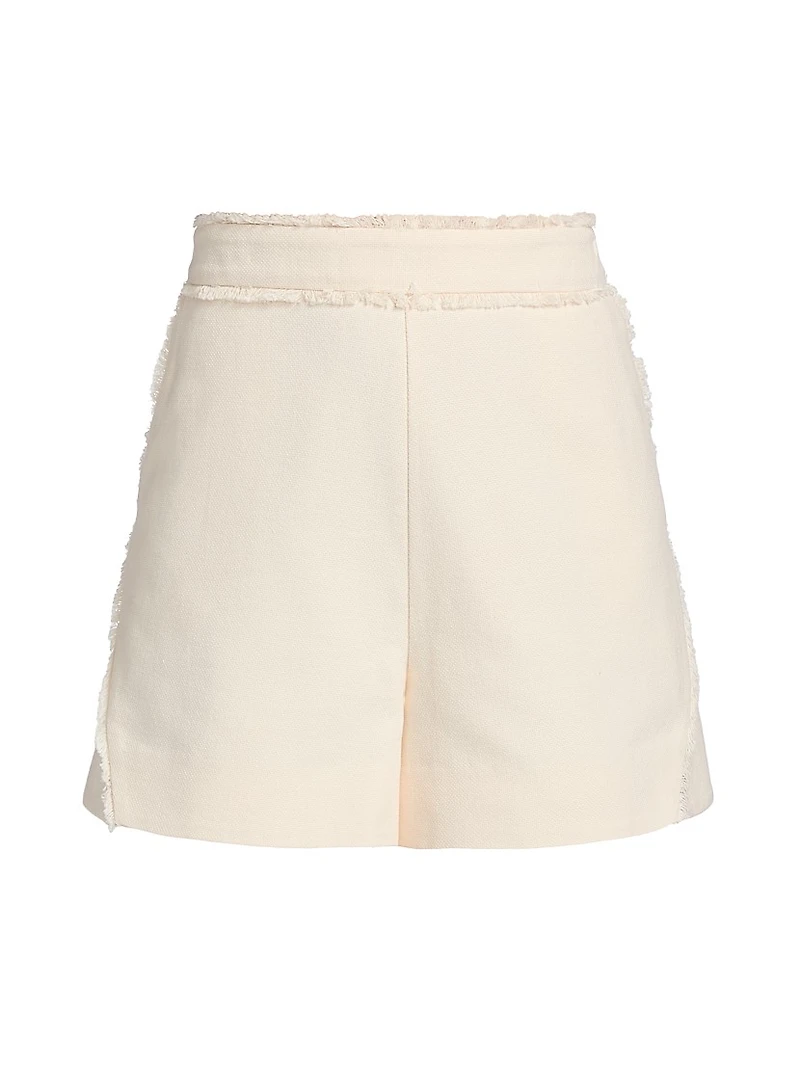Lacey Fringe Cotton Shorts