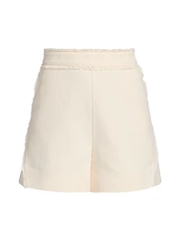 Lacey Fringe Cotton Shorts