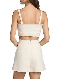 Trinity Fringe Cotton Bra Top
