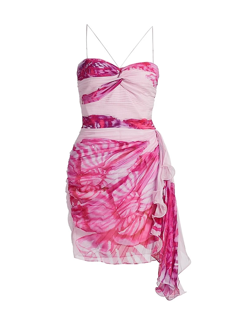 Bentley Printed Chiffon Minidress