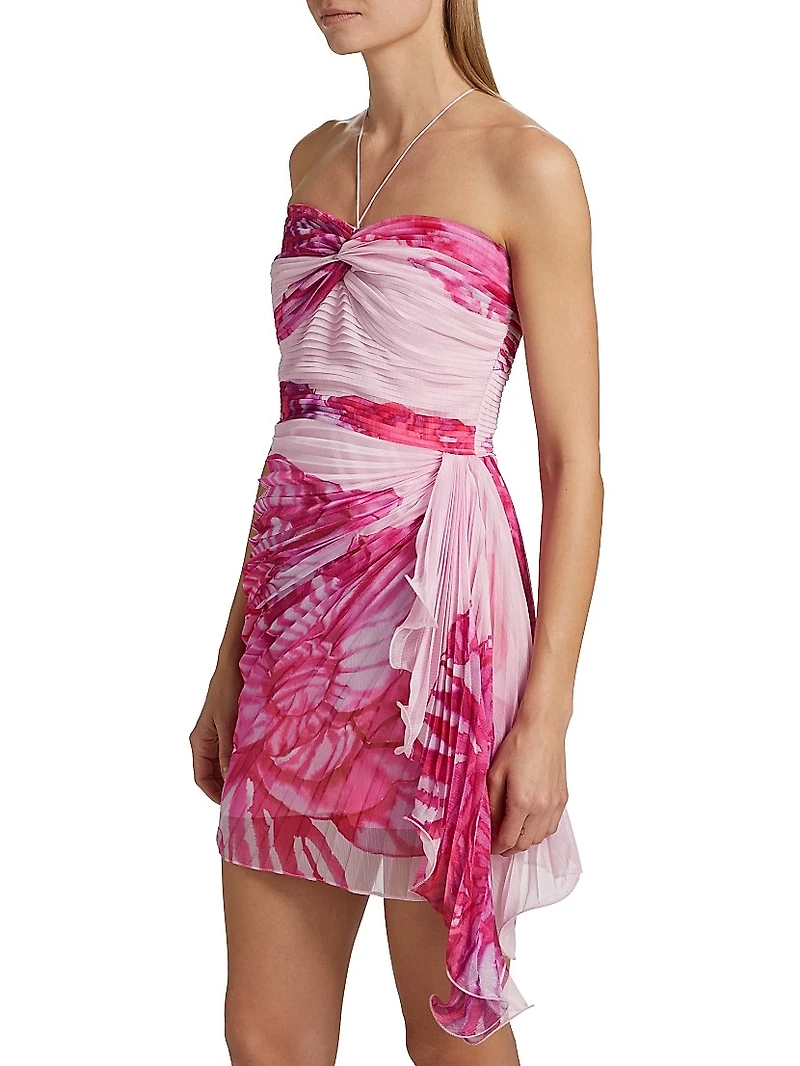 Bentley Printed Chiffon Minidress