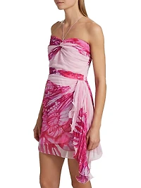 Bentley Printed Chiffon Minidress