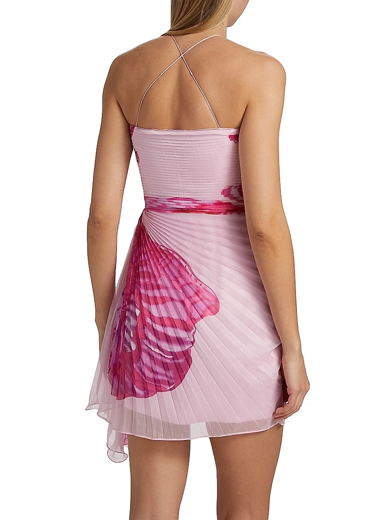 Bentley Printed Chiffon Minidress