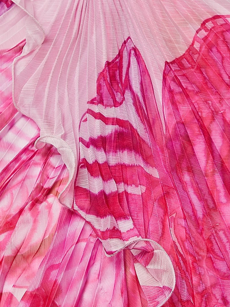 Bentley Printed Chiffon Minidress