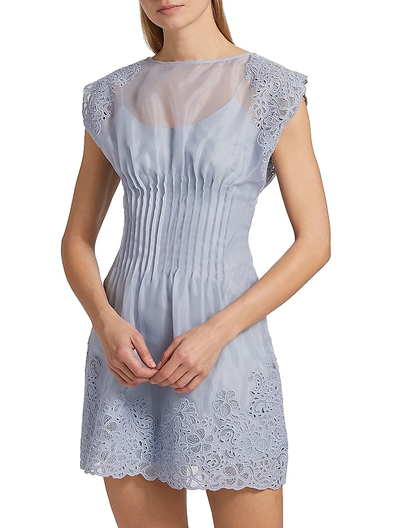 Georgina Organza Lace Minidress
