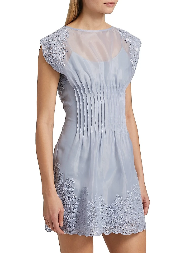 Georgina Organza Lace Minidress