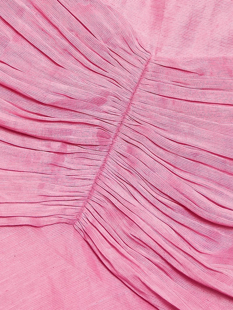 Kylie Ruched Midi-Dress