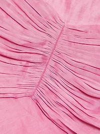 Kylie Ruched Midi-Dress