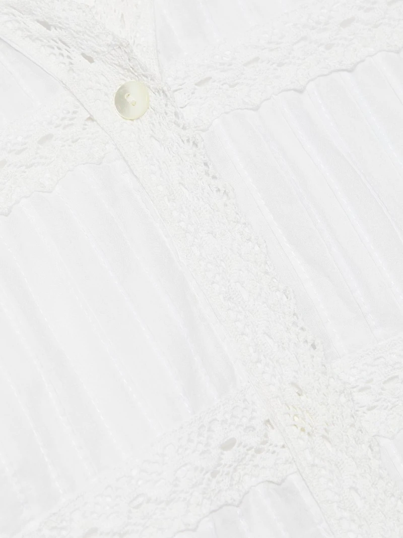 Frida Tiered Cotton Shift Dress